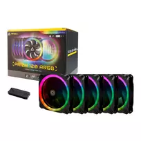 Antec Prizm 120 ARGB 5 vnt. korpuso ventiliatorių rinkinys su valdikliu - juoda