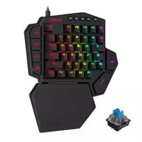 Redragon K585 DITI ELITE PRO RGB 40% belaidė mechaninė žaidimų klaviatūra - mėlyni jungikliai