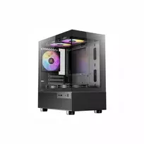 Antec CX200M Elite Micro-ATX | ITX RGB Mini bokšto korpusas – juodas