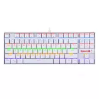 REDRAGON KUMARA mechaninė 87 klavišų RGB apšvietimo žaidimų klaviatūra - balta
