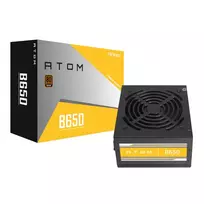 Antec Atom B650 nemodulinis maitinimo blokas - 650W, 80 PLUS Bronze, ATX, 120mm ventiliatorius