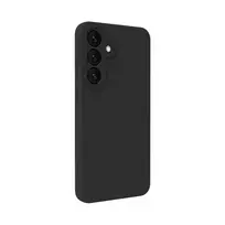 Evelatus Samsung Galaxy S25 FE Premium magnetinis minkšto prisilietimo silikoninis dėklas juodas