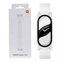 Xiaomi Smart Band 10 magnetinis Kona odos dirželis – ledynų baltumo