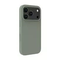 Evelatus Apple iPhone 18 Pro Premium MagSafe minkšto prisilietimo silikoninis dėklas tamsiai alyvuoginis