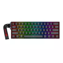 Redragon FIZZ Magnetic Plus 60% RGB žaidimų klaviatūra - juoda
