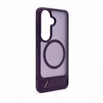 Evelatus Samsung Galaxy S26 guminis dėklas su MagSafe ir kojelė, violetinis