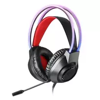 Redragon SCREAM ausinės žaidimams per ausį su RGB apšvietimu - juodos
