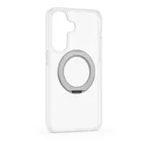 Evelatus Samsung Galaxy A37 / A36 hibridinis dėklas su MagSafe PC+TPU 360 metaliniu stovu, permatomas