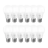 LEPRO 100089-WW-EU-12 LED lemputė E27 A60 8,5W (60W atitikmuo) 806 lm 2700K šilta balta 180° 12 vnt. pakuotė