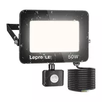 LEPRO 50W 5000K IP65 LED prožektorius su judesio davikliu