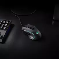 REDRAGON PREDATOR 4000DPI RGB ergonomiška žaidimų pelė - juoda
