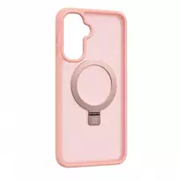 Evelatus Samsung Galaxy A17 4G / A17 5G Shield Dėklas su MagSafe ir stoveliu, matinės šviesiai rožinės spalvos