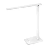 LEPRO 310003 LED stalinė lempa, 700 lm, 5 spalvų temperatūrų, liečiamas reguliavimas, USB įkrovimo prievadas, balta