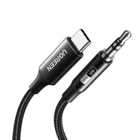 UGREEN USB Type-C į 3,5 mm AUX garso kabelis 3 m - juodas