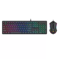 Redragon S107 RGB žaidimų klaviatūra ir pelė su laidu