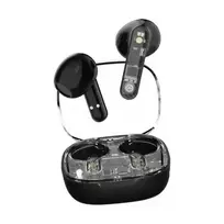 DELTACO Streetz BT TWS belaidės ausinės Transparent Black