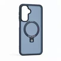 Evelatus Samsung Galaxy A17 4G / A17 5G apsauginis dėklas su MagSafe ir stoveliu, matinis žiedas, tamsiai mėlynas