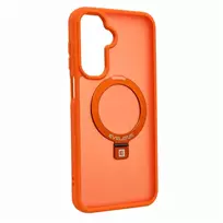 Evelatus Samsung Galaxy A17 4G / A17 5G Shield dėklas su MagSafe ir stovu, matinis oranžinis