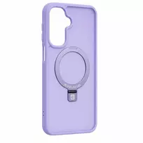 Evelatus Samsung Galaxy A17 4G / A17 5G Shield dėklas su MagSafe ir stoveliu, matinis žiedas, levandų violetinė