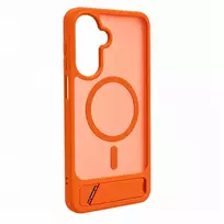 Evelatus Samsung Galaxy A17 4G / A17 5G guminis dėklas su MagSafe ir atrama, oranžinis
