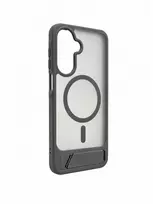 Evelatus Samsung Galaxy A17 4G / A17 5G guminis MagSafe dėklas su stoveliu, dūmų pilka