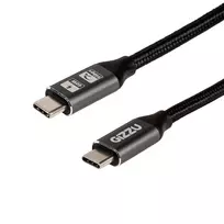 GIZZU 60W 5Gbps USB-C į USB-C laidas 2m juodas