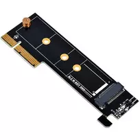 SilverStone ECM25-V2 M.2 NVMe SSD į PCIe Gen3 x4 adapterio kortelė su pilno aukščio ir žemo profilio laikikliais