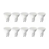 LEPRO 200081-DW-EU-10 GU10 LED lemputė, 4,5W, 345 lm, 6500K dienos šviesos balta, 100° spindulio kampas, 10 vnt. pakuotė
