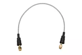 Belden RP-SMA/RP-SMA 50cm RF100LL koaksialinis pigtail kabelis, 50 omų, juodas