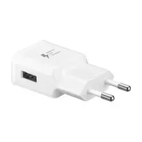 Samsung EP-TA200EWE Adaptive Fast Charging 15W USB sieninis įkroviklis baltas (OEM)