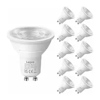 LEPRO GU10 LED lemputė 3,6W 345lm 6500K dienos šviesos balta, 38° spindulio kampas, 10 vnt. pakuotė