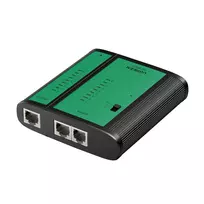 UGREEN tinklo ir telefono kabelių testeris RJ45 RJ11 kontakto testeris Cat5 Cat5e Cat6 Cat6a Cat7 Ethernet ir telefono kabeliams su LED indikatoriais, nuimamu nuotoliniu bloku, maitinamas 9V baterija, NW167