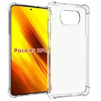 Evelatus Military Shockproof Silicone Case, skirtas Xiaomi Poco X3 / X3 NFC / X3 Pro - permatomas TPU