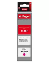 Activejet AC-G46M rašalo kasetė, rausvai raudona (magenta), skirta Canon GI-46M, 135 ml, didelės išeigos, suderinama