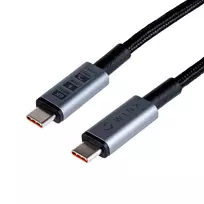 WINX LINK Pro Type-C 1m laidas 100W PD USB 2.0 480Mbps juodas