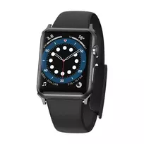 Baseus Slip-Thru dirželis apyrankei, skirtas Apple Watch 3/4/5/6/SE 38mm/40mm, juodas (LBWSE-01)