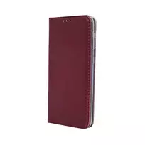 iLike Samsung Galaxy A12/M12 knygos tipo dėklas V1 bordo spalvos