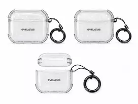 Evelatus Apple AirPods Pro TPU apsauginis dangtelis Shine permatomas