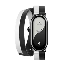 Xiaomi Smart Band 8 Double Wrap Strap - juoda ir balta