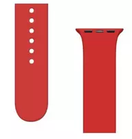 iLike Strap APS silikoninis dirželis Apple Watch 8/7/6/5/4/3/2/SE (41/40/38 mm) raudonas