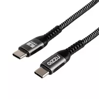 GIZZU 240W 480Mbps USB-C į USB-C pintas laidas 1m juodas