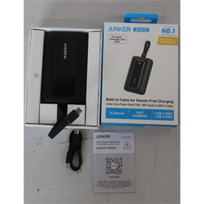 SALE OUT. Anker Power Bank with Built-In USB-C Cable | A1688H11 | 10000 mAh | Black | DEMO