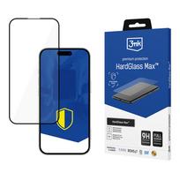 Apsauginis grūdintas stiklas 3mk HardGlass Max, skirtas Apple iPhone 17 Pro, juodas
