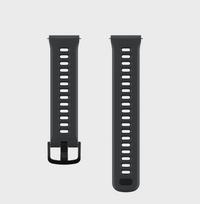 COROS APEX 4 22 mm silikoninis dirželis - juodas