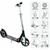 Muuwmi Aluminium Scooter paspirtukas AU 566, 205mm, 82A, ABEC7, 77-97cm, 100kg, sulankstomas, stabdis