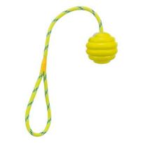 Trixie Wavy kamuolys šunims su virve, natūrali guma, 6-30 cm