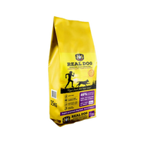 Real Dog Adult Sensitive Fresh Poultry, Turkey - Potatoes begrūdis sausas maistas šunims, 15 kg
