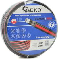 Geko WĄŻ OGRODOWY WZMACNIANY BLACK&RED 1/2" 20M (1) G73692 GEKO | vx4284 | 5901477156984