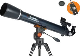 Teleskopas Celestron Astromaster LT 70AZ su telefono adapteriu ir Mėnulio filtru