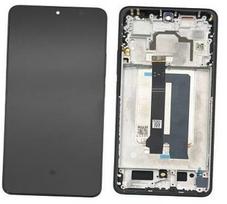 Ekranas tinkantis Xiaomi Poco X6 Pro 5G su lietimui jautriu stikliuku ir rėmeliu Black (service pack)